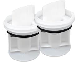 2 Stuks Wasmachine Pluizenfilter Filterelement Geschikt voor Bosch Siemens, Wasmachine Afvoerpomp Filterelement Pluizenfilter Voor Wasmachine Wasdroger 00647920/00602008/00605010