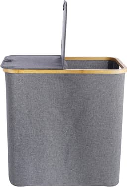 Ezystorage Opvouwbare wasmand 2 vakken - 87 liter — thumbnail 2