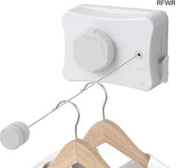 RFWR® Uittrekbare Waslijn voor Balkon en Wandmontage - Ruimtebesparend en Sterk — thumbnail 1