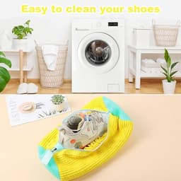 Allecto Plus - 2 herbruikbare waszakken voor schoenen met 360 graden pluisreiniging, wasmachine-bestendig, waszakken set voor wasdroger. — thumbnail 3