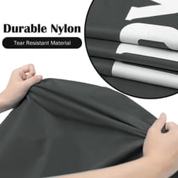 Extra grote waszak - multifunctioneel - 1 stuk - nylon - 61 x 91 cm — thumbnail 2