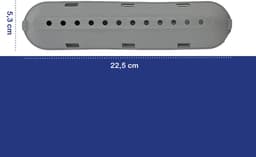 Multaparts® trommelrib set van 3 stuks geschikt voor Ariston / Indesit / Whirlpool | Alternatief voor C00064789, C00268109, C00533119, C00799111, 482000023096 — thumbnail 5