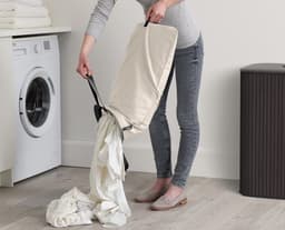 Joseph Joseph Tota Luxe 90L Wasmand Zwart, 3 compartimenten — thumbnail 4