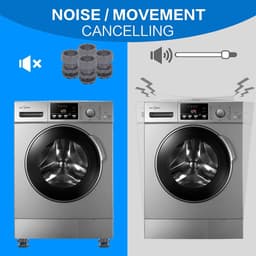 4pcs trillingsdempers, Wasmachine, Verstelbare trillingsdempers, Verstelbare hoogte 7-10cm, Wasmachine Rubberen voeten voor wasmachines en droger — thumbnail 4