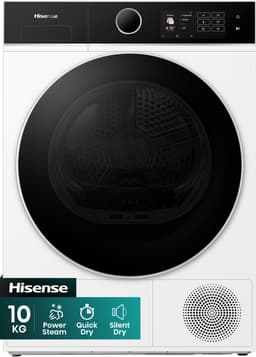 Hisense DH5i104BWAB - Wasdroger - A Energielabel - 10kg - Warmtepompdroger — thumbnail 1
