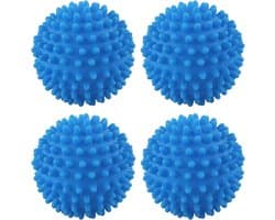 4x Wasdrogerballen - Drogerballen - Wasdroger Droogballen - Wasbol - Wasballen - Wasdroger - Ballen - Siliconen - Sneller droog - Anti-kreuk - herbruikbare wasbal - wasbal voor wasmachine - wasverzachterbal - om rimpels te verminderen — afbeelding 1