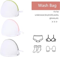 waszak- waszakken voor wasgoed- wasnet- lingerie waszakje met rits-waszakken met rits- wasnetten- waszakken vuile was- Waszakken -Wasnetten -Lingerie Waszakje -Waszakjes met Rits-Wasnetten -Bescherm je Wasgoed en Wasmachine- 17x15cm — thumbnail 5