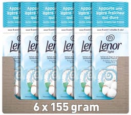 Lenor Light Geurbooster Katoen Fris - 6 x 155 gram - Wasparfum — thumbnail 1