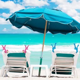 JGS Premium - Grote strandhanddoekklemmen 4 stuks voor op het strand - Winddicht - Flamingo en dolfijnen design - Badhanddoek klem - Kunststof quiltclips - Handdoek pegs - Wasknijpers — thumbnail 5