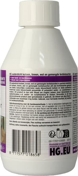 HG waterdicht katoen, linnen, wol en gemengde textielsoorten 300ml — thumbnail 5