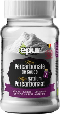 Epur Natrium Percarbonaat — Vlekverwijderaar & Witmaker voor Textiel — Zonder Chloor & Fosfaat — Ecocert — 400g — thumbnail 1