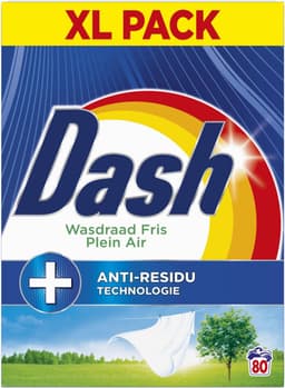 Dash Waspoeder Wasdraad Fris 80 Wasbeurten - 2 x 4,4 kg - Voordeelverpakking — thumbnail 3
