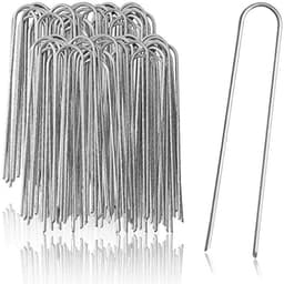 Grondankers van gecoat staal - robuuste haringen voor tuin en camping - 100 stuks — thumbnail 1