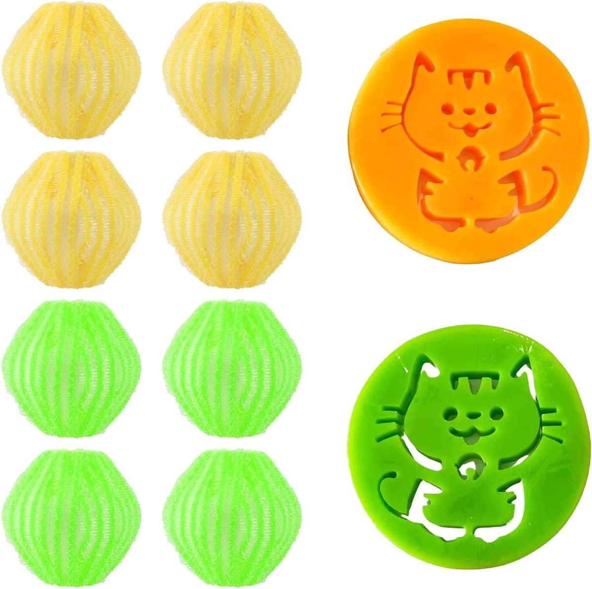 Cosensi - Huisdierenhaarverwijderaar Wasballen 10 Stuks - Herbruikbare Pluisvanger voor Wasmachine - Wasgoed - Beddengoed - Kleding — afbeelding 1