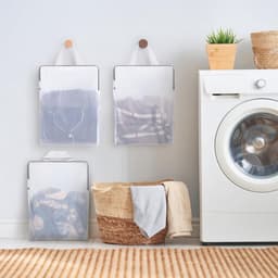 Waszakken voor wasmachine - Set van 3 netzakken 30 x 40 cm voor fijne was en ondergoed — thumbnail 3
