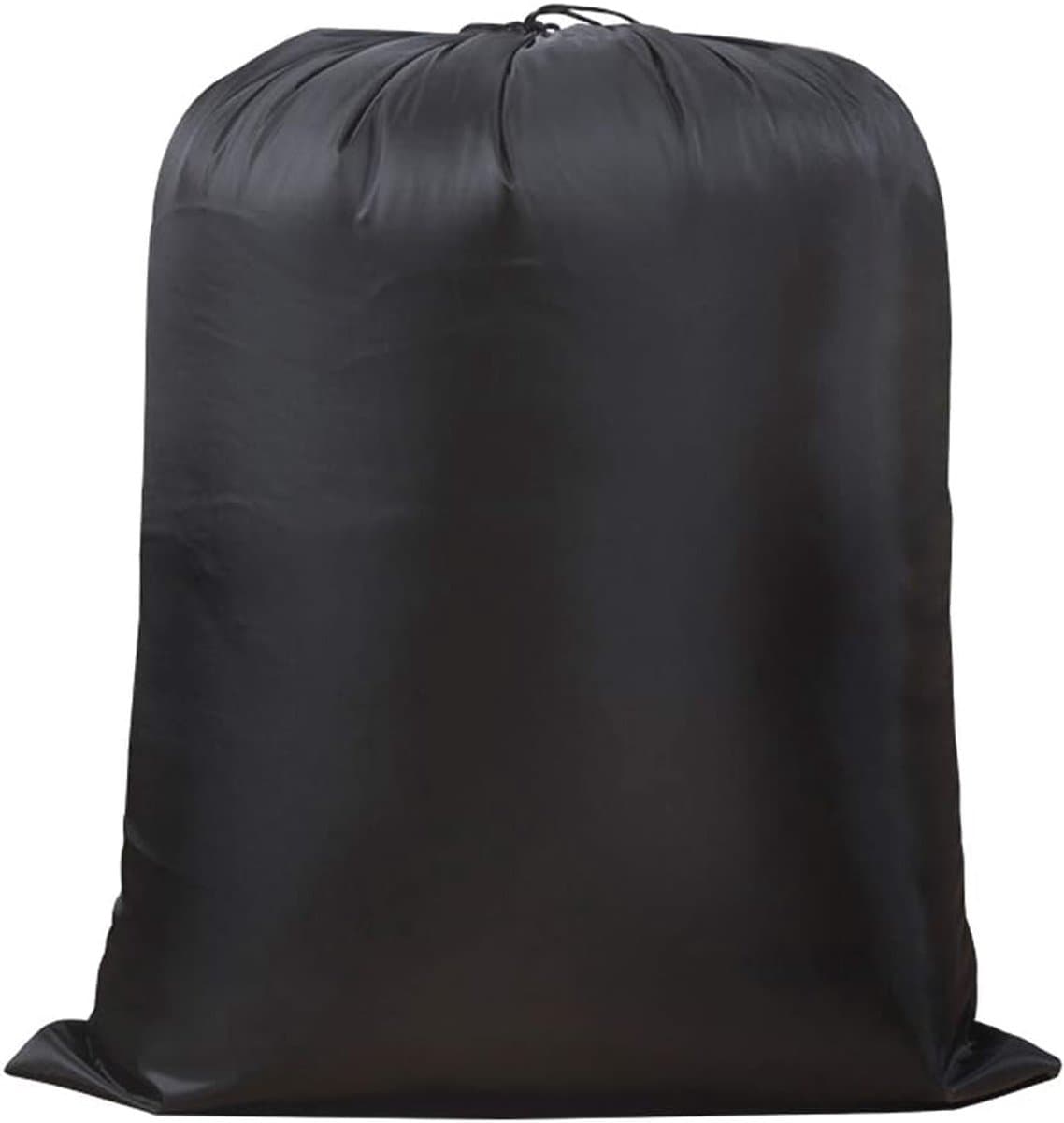 Famanu - Multifunctionele extra grote waszak met trekkoord, ideaal voor opslag en reizen, zwart, 109×139 cm — afbeelding 1