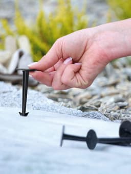 Grondanker 125 mm voor tuinvlies, onkruiddoek en onkruidfolie – 200 stuks — thumbnail 4