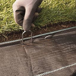 GardenMate 200 Grondanker GEGALVANISEERD staaldraad 200mm lang 25mm breed Ø3,8mm - Ronde kop - Voor extreem harde grond — thumbnail 2