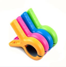 4 stuks Heavy-Duty Strandhanddoek Clips – Windproof Handdoekklemmen voor Strand, Zwembad & Ligstoelen — thumbnail 2
