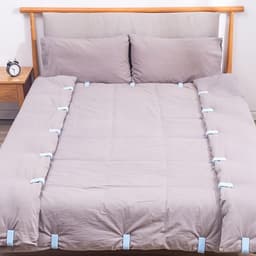 9 stuks Dekbedpinnen - Bed Sheet Holders - Quilt Clips - Dekbedovertrek Clips - Attachment Comforter - Quilt Fixing Clips - Om rommelige lakens te organiseren - Roze — thumbnail 4