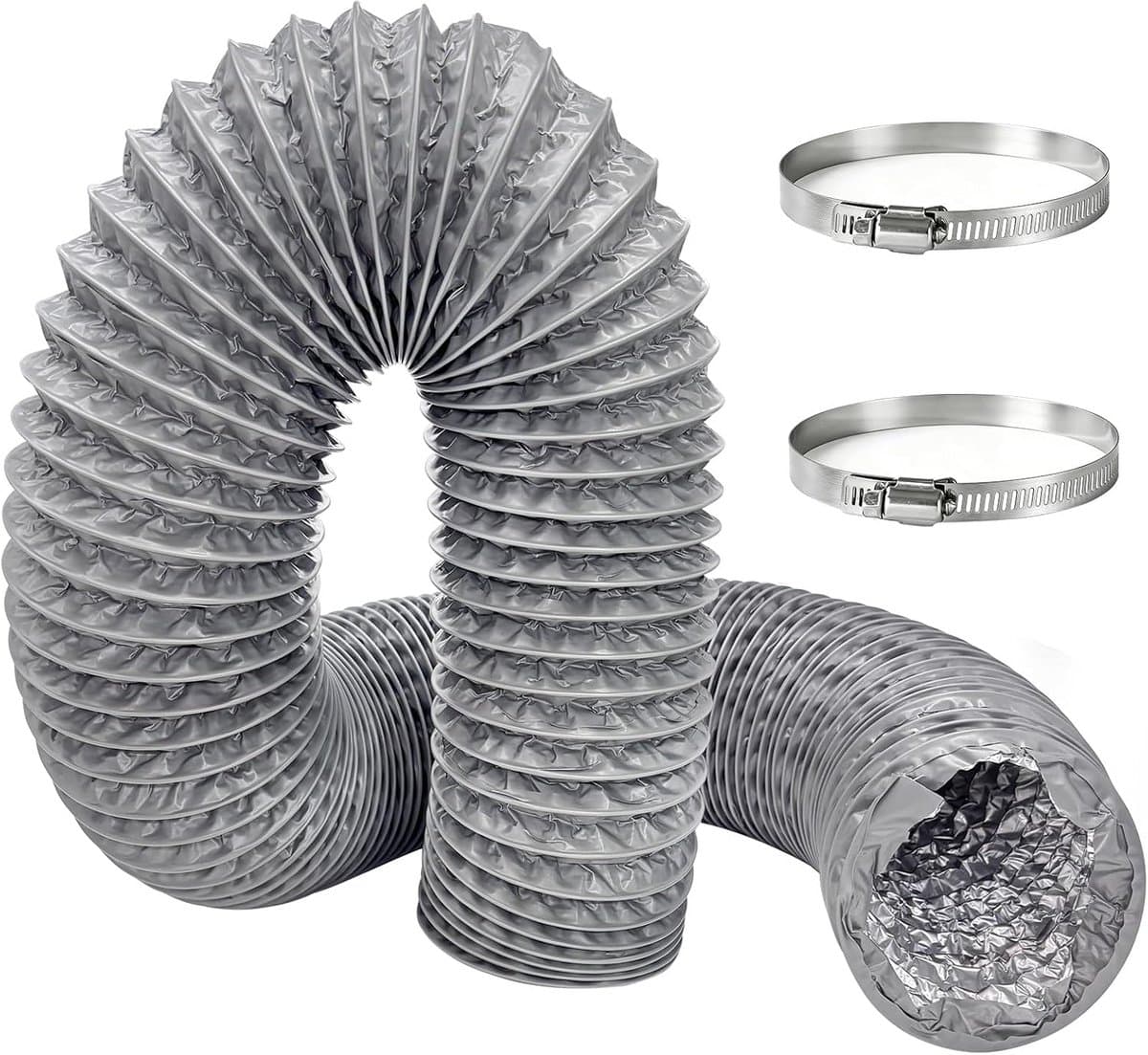 Flexibele Afvoerslang 100mm x 3m - Aluminium Ventilatieslang voor Airco en Afzuiging — afbeelding 1