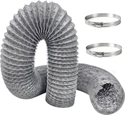 Flexibele Afvoerslang 100mm x 3m - Aluminium Ventilatieslang voor Airco en Afzuiging — thumbnail 1