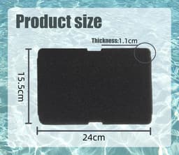 6 stuks - Wasdroger filter - Spons filter - Filter voor droger - Geschikt voor Beko droger filter 2964840200 2964840100 - Vervanging voor Blomberg Grundig Droger verdamper schuim filter - 245*155mm — thumbnail 2