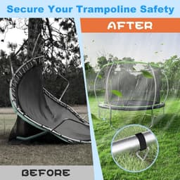 8 x Grondankers met Verstelbare Band - Grondankers voor het Bevestigen van Tenten - Tentankers - Trampolines - Schommels — thumbnail 3