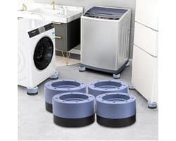 Trillingsdempers Wasmachine - 4 Stuks - Wasmachine Verhoger - Extra Dik - Wasmachine Dempers - Stapelbaar - Droger - Vaatwasser — afbeelding 1