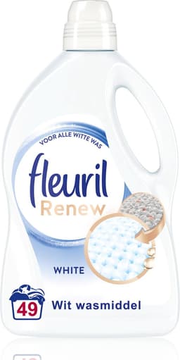 Fleuril Renew Wit - Vloeibaar Wasmiddel - Voordeelverpakking - 49 Wasbeurten — thumbnail 1
