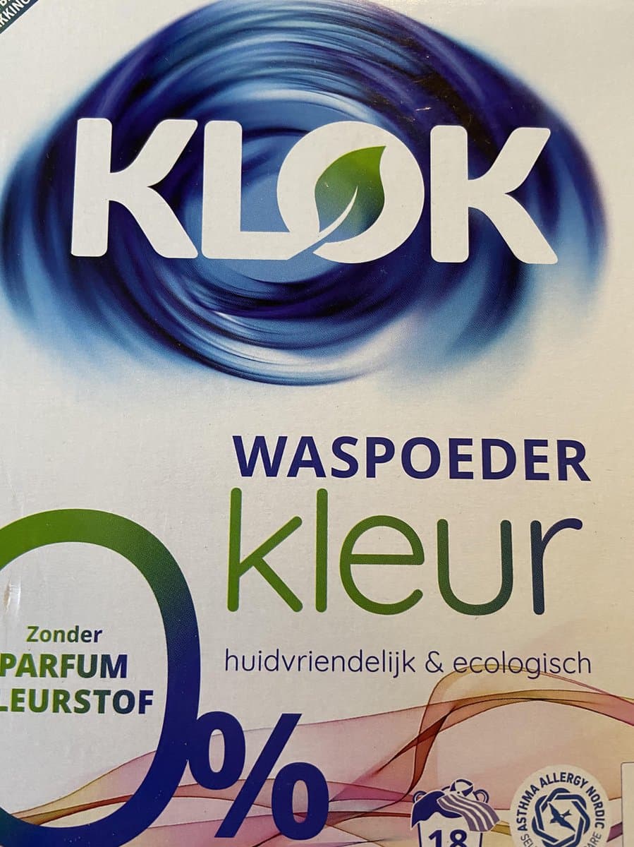 Klok waspoeder kleur 1170 gram 2 stuks — afbeelding 1