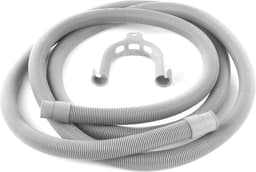 Afvoerslang wasmachine droger 19mm - 22mm, 1,5m, PVC, met bocht — thumbnail 1
