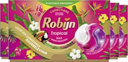 Robijn Wasmiddel - 3-in-1 Wascapsules - Color Tropical - Wasmiddel - 4 x 15 stuks - 60 Wasbeurten — thumbnail 2