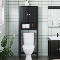 Equivera Wasmachine Ombouw - 60 x 27 x 164,5 cm - Wasmachine Kast - Wasmachine Opbouwmeubel - Wasmachine Meubel - Wasmachinekast — thumbnail 3