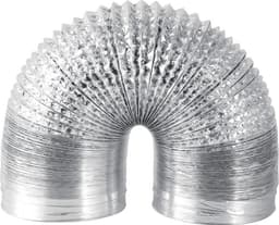 Luchtafvoerslang - Ø 100 mm - 3m - Flexibele aluminium ventilatiebuis luchtafvoerpijp - Flexibele Luchtslang - Air Ventilation — thumbnail 1