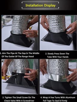 Luchtafvoerslang - Ø 100 mm - 3m - Flexibele aluminium ventilatiebuis luchtafvoerpijp - Flexibele Luchtslang - Air Ventilation — thumbnail 3