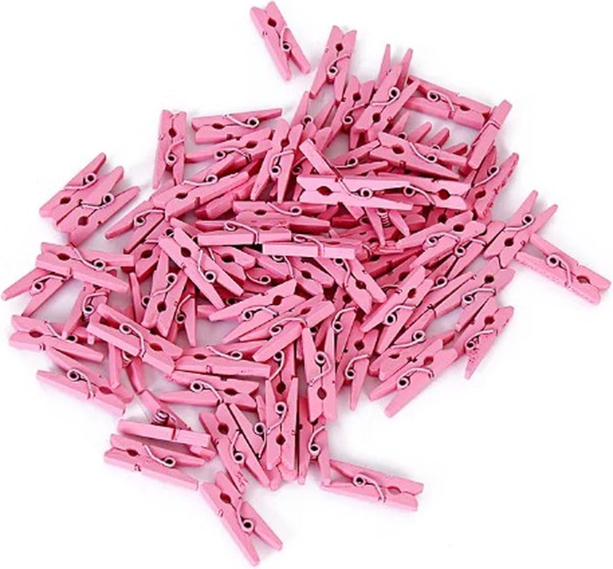 Go Go Gadget - Mini Knijpers - Set van 20 STUKS - Fotoknijpers - Geboortekaartje - Knutselen - Decoratie - Roze — afbeelding 1
