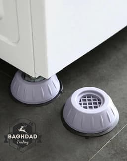 Wasmachine antislip Stks/partij Anti Vibratie Voeten Pads Rubber Benen Slipstop Stille Skid Raiser Mat Wasmachine Ondersteuning Dempers Stand Meubels — thumbnail 4