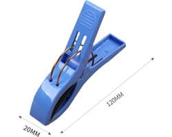 Grote wasknijpers, Geschikt voor kleding, strandhanddoeken, badhanddoeken, tapijten, enz. (4 stuks)