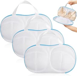 Wasbeha, 3 stuks, beha, 20 x 32 cm, wasnet voor wasmachine, beha voor wasmachine, wasnet, beha met ritssluiting, groot, herbruikbaar — thumbnail 1