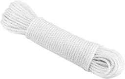 20m Nylon Touw Lijnen Koord Waslijn Huis Tuin Kamperen Buiten (Wit) — thumbnail 1