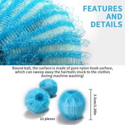 Solidchoice - 12 Stuks Lintballen voor het Vangen van Dierenhaar — thumbnail 4