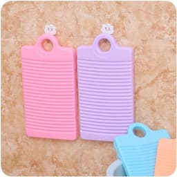 Wasplank Mini - Antislip - Handwasplank - Kunststof - 31 x 16 cm - Geschikt voor ondergoed/sokken/babykleding - Wasbord — thumbnail 3