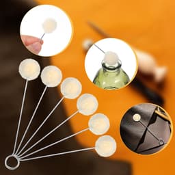 Solidchoice - Set van 10 Wol Applicator Ballen voor Leerbewerking — thumbnail 5