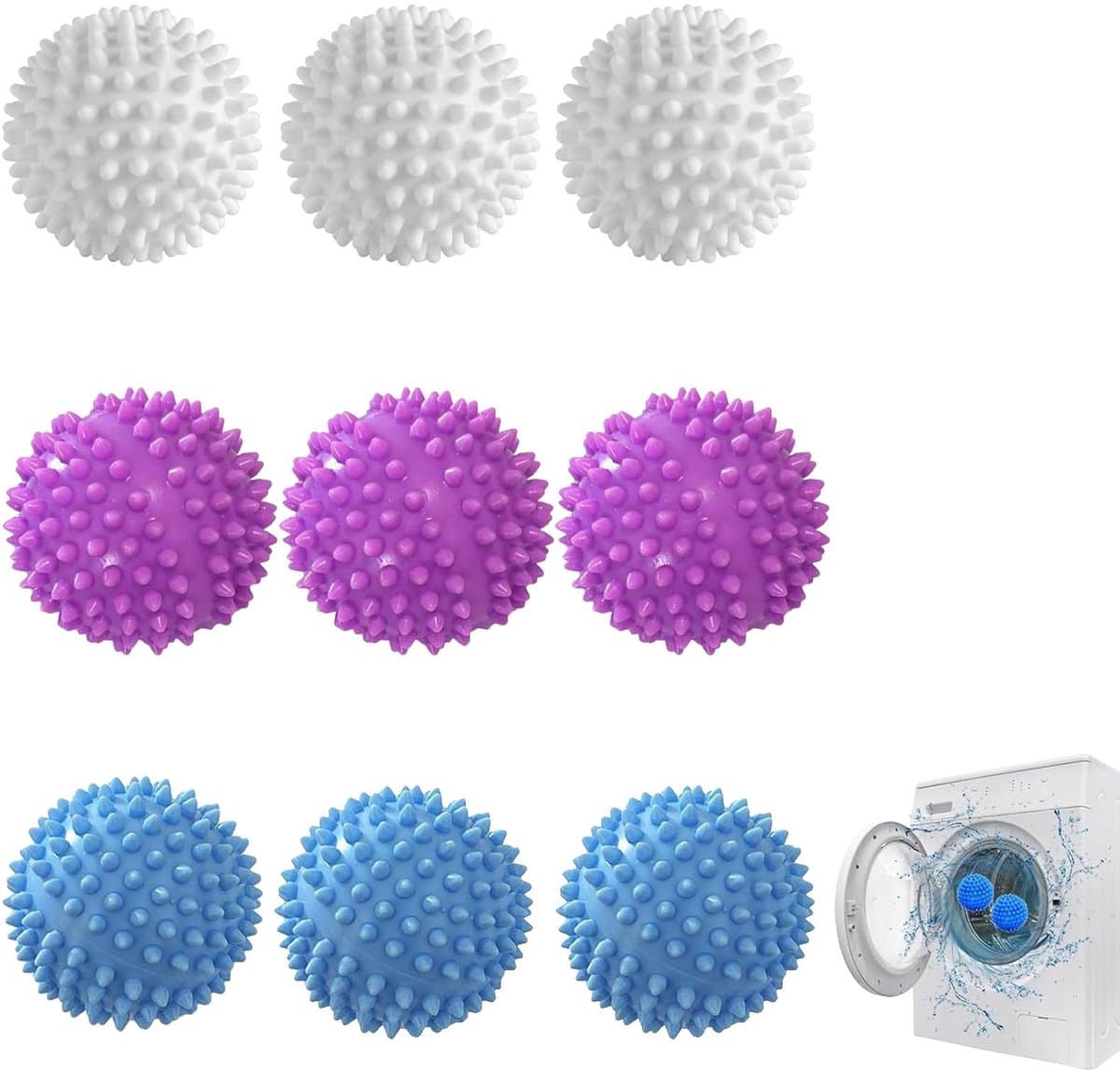 Solidchoice - Set van 9 Herbruikbare Drogerballen voor de Wasdroger — afbeelding 1