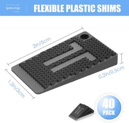 SnelShoppen - Plastic Furniture Levelers, Flexibele Meubelstoppers, Multifunctionele Rubber Wedges voor Toilet, Tafel, Kast, Stoel, Wasmachine, Koelka — thumbnail 5
