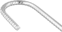 20 Stuks 16 Inch Sterke Grondankers, Gegalvaniseerde Stalen J-Haak Haringen voor Tent, Partytent en Strandgebruik, 40 x 1cm — thumbnail 2