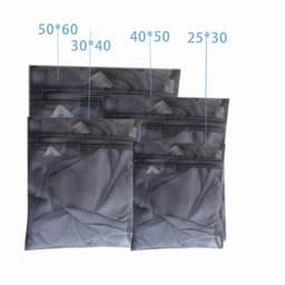 Netwaszakken - 4 Stuks - Wasnet Waszak - Polyester - Treksysteem - Trekbandsluiting - Herbruikbare - Laundry Bag - Wasnetten - Waszakjes - Kledingzakjes - Wassorteerder - Travel Organizer - Geschikt voor thuis, slaapzaal - 50*60/40*50/30*40/25*30 — thumbnail 5