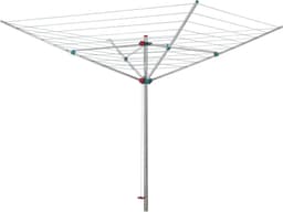 Droogmolen XL - Waslijn buiten - Was drogen - 3 draagarmen - 40 meter lijn - Zilver — thumbnail 1