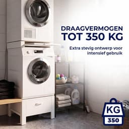 ProductXpert Stacko™ Wasmachine Verhoger met Tussenstuk - Stapelkit Wasmachine en Droger - Wit — thumbnail 5